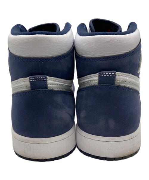 NIKE（ナイキ）NIKE (ナイキ) Air Jordan 1 High OG CO.JP White/Midnight Navy ネイビー×ホワイト サイズ:28cmの古着・服飾アイテム