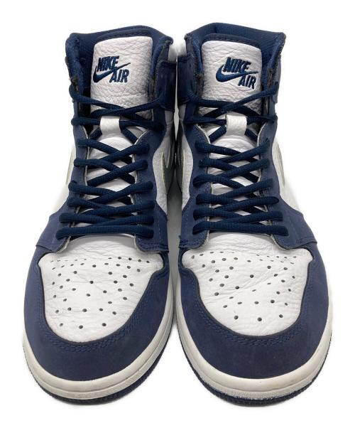 NIKE（ナイキ）NIKE (ナイキ) Air Jordan 1 High OG CO.JP White/Midnight Navy ネイビー×ホワイト サイズ:28cmの古着・服飾アイテム