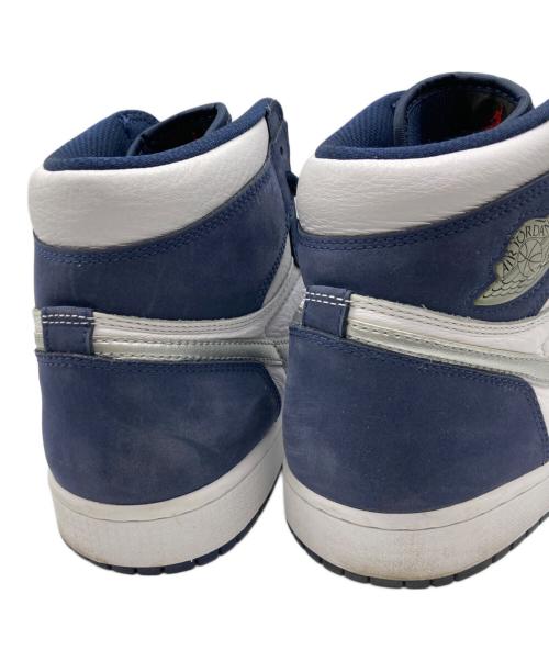 NIKE（ナイキ）NIKE (ナイキ) Air Jordan 1 High OG CO.JP White/Midnight Navy ネイビー×ホワイト サイズ:28cmの古着・服飾アイテム