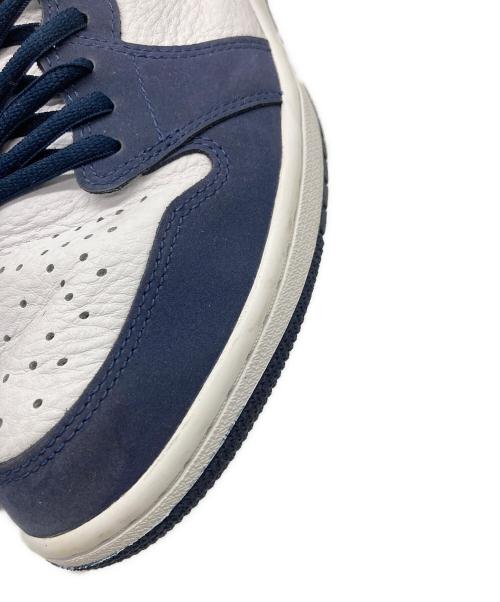 NIKE（ナイキ）NIKE (ナイキ) Air Jordan 1 High OG CO.JP White/Midnight Navy ネイビー×ホワイト サイズ:28cmの古着・服飾アイテム
