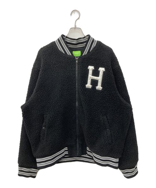 HUF（ハフ）HUF (ハフ) SHERPA VARSITY JACKET ブラック サイズ:XLの古着・服飾アイテム