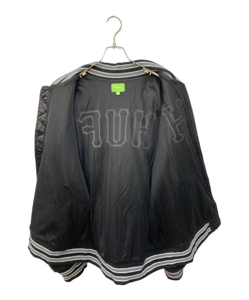 HUF（ハフ）HUF (ハフ) SHERPA VARSITY JACKET ブラック サイズ:XLの古着・服飾アイテム