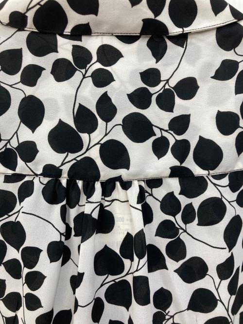 NARA CAMICIE（ナラカミーチェ）NARA CAMICIE (ナラカミーチェ) ノースリーブブラウス ホワイト×ブラック サイズ:SIZE 4 未使用品の古着・服飾アイテム