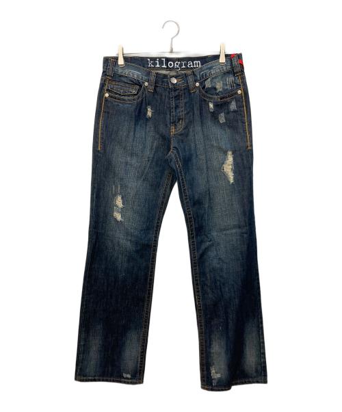 KILOGRAM（キログラム）KILOGRAM (キログラム) デニムパンツ インディゴ サイズ:W34の古着・服飾アイテム
