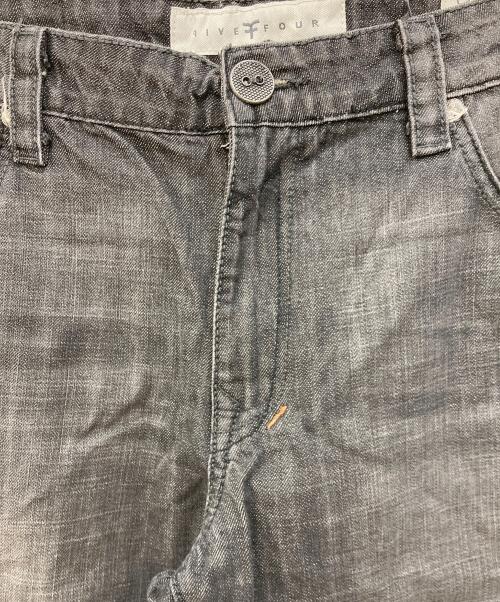 FIVE FOUR（ファイブフォ）FIVE FOUR (ファイブフォ) デニムパンツ ブラック サイズ:SIZE 96cm (W38)の古着・服飾アイテム