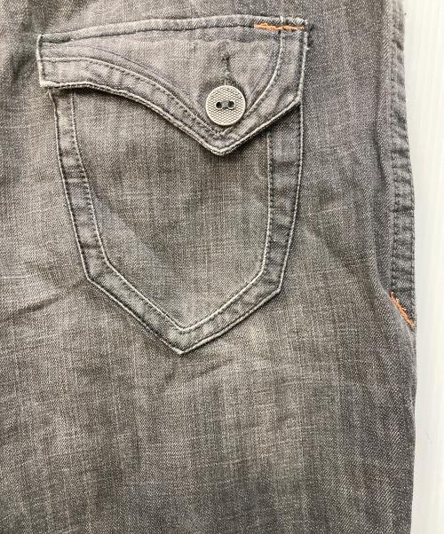 FIVE FOUR（ファイブフォ）FIVE FOUR (ファイブフォ) デニムパンツ ブラック サイズ:SIZE 96cm (W38)の古着・服飾アイテム