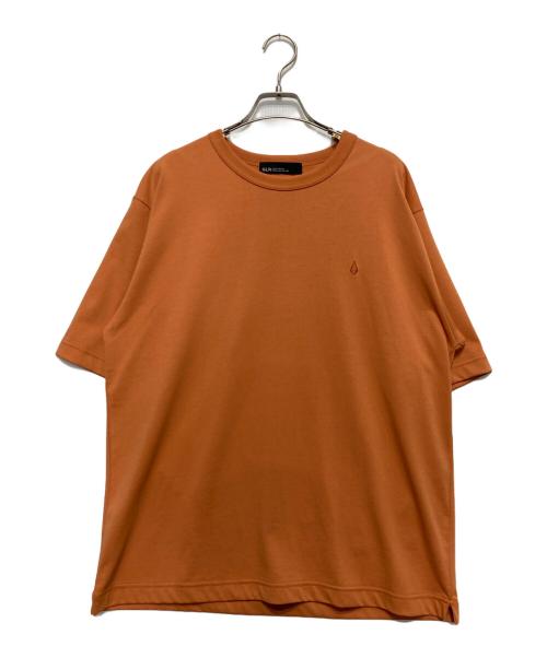 green label relaxing（グリーンレーベルリラクシング）green label relaxing (グリーンレーベルリラクシング) オーガニック ポンチ クルーネック Tシャツ オレンジ サイズ:Lの古着・服飾アイテム