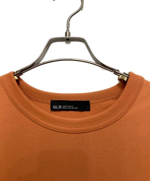 green label relaxing（グリーンレーベルリラクシング）green label relaxing (グリーンレーベルリラクシング) オーガニック ポンチ クルーネック Tシャツ オレンジ サイズ:Lの古着・服飾アイテム