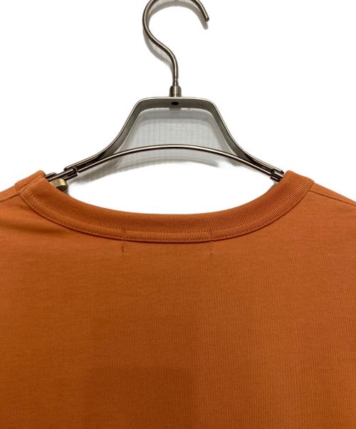 green label relaxing（グリーンレーベルリラクシング）green label relaxing (グリーンレーベルリラクシング) オーガニック ポンチ クルーネック Tシャツ オレンジ サイズ:Lの古着・服飾アイテム