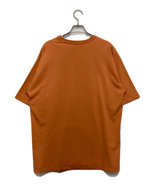 green label relaxing（グリーンレーベルリラクシング）green label relaxing (グリーンレーベルリラクシング) オーガニック ポンチ クルーネック Tシャツ オレンジ サイズ:Lの古着・服飾アイテム