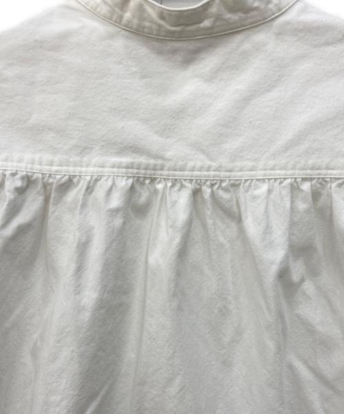 freada（フリーダ）freada (フリーダ) コットンギャザーブラウス ホワイト サイズ:Freeの古着・服飾アイテム