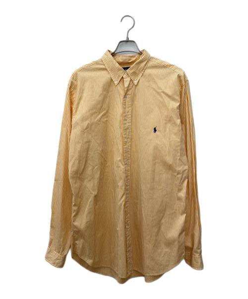 RALPH LAUREN（ラルフローレン）RALPH LAUREN (ラルフローレン) ストライプシャツ オレンジ サイズ:XLの古着・服飾アイテム