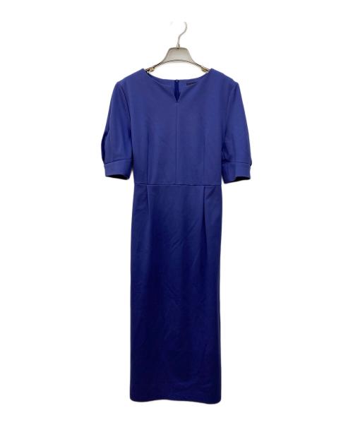 UNTITLED（アンタイトル）UNTITLED (アンタイトル) デザインスリーブ ジャージワンピース パープル サイズ:Mの古着・服飾アイテム