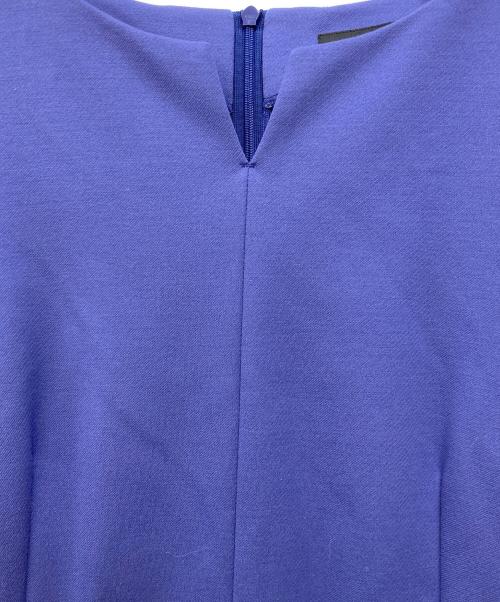 UNTITLED（アンタイトル）UNTITLED (アンタイトル) デザインスリーブ ジャージワンピース パープル サイズ:Mの古着・服飾アイテム