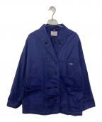 DANTONダントン）の古着「シェフジャケット NCS」｜ネイビー