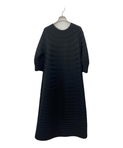 PLEATS PLEASE（プリーツプリーズ）PLEATS PLEASE (プリーツプリーズ) MUSHROOM KNITワンピース ブラック サイズ:-の古着・服飾アイテム