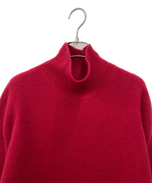 ISSEY MIYAKE（イッセイミヤケ）ISSEY MIYAKE (イッセイミヤケ) STRETCHY ニットワンピース レッド サイズ:SIZE 2の古着・服飾アイテム