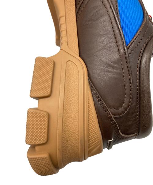 GUCCI（グッチ）GUCCI (グッチ) BOATREK SNEAKER LEATHER ブラウン サイズ:SIZE 11の古着・服飾アイテム