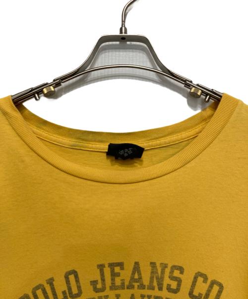 POLO JEANS CO.（ポロジーンズカンパニー）POLO JEANS CO. (ポロジーンズカンパニー) プリントTシャツ イエロー サイズ:XLの古着・服飾アイテム