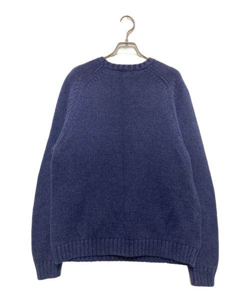 LAND'S END（ランズエンド）LAND'S END (ランズエンド) コットンニット ブルー サイズ:Lの古着・服飾アイテム