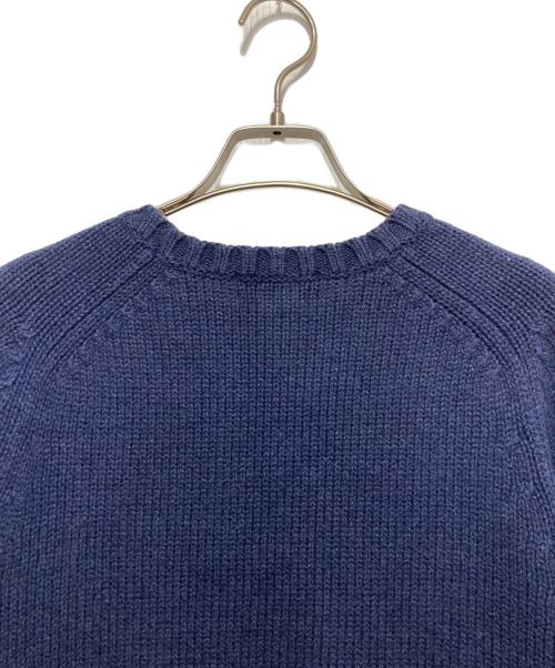 LAND'S END（ランズエンド）LAND'S END (ランズエンド) コットンニット ブルー サイズ:Lの古着・服飾アイテム