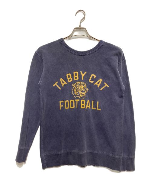 MIXTA（ミクスタ）MIXTA (ミクスタ) フロッキープリントスウェット ネイビー サイズ:XSの古着・服飾アイテム