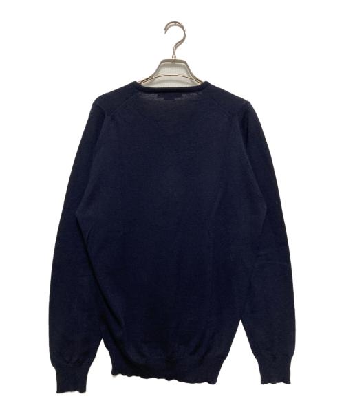 JOHN SMEDLEY（ジョンスメドレー）JOHN SMEDLEY (ジョンスメドレー) BEAMS F (ビームスエフ) Vネックニット ネイビー サイズ:XSの古着・服飾アイテム