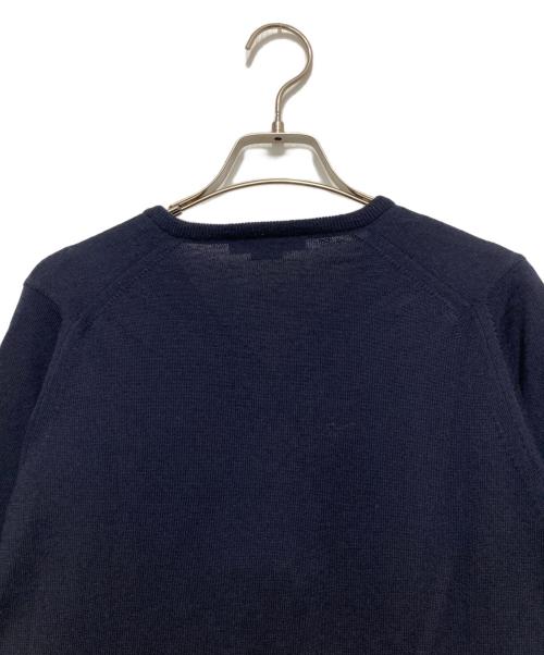 JOHN SMEDLEY（ジョンスメドレー）JOHN SMEDLEY (ジョンスメドレー) BEAMS F (ビームスエフ) Vネックニット ネイビー サイズ:XSの古着・服飾アイテム