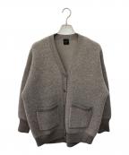 Spick and Spanスピック＆スパン）の古着「ブークレダブルフェイス カーディガン」｜ブラウン