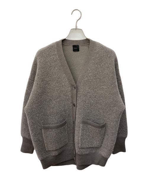 Spick and Span（スピック＆スパン）Spick and Span (スピックアンドスパン) ブークレダブルフェイス カーディガン ブラウン サイズ:FREEの古着・服飾アイテム