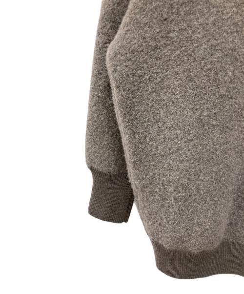 Spick and Span（スピック＆スパン）Spick and Span (スピックアンドスパン) ブークレダブルフェイス カーディガン ブラウン サイズ:FREEの古着・服飾アイテム