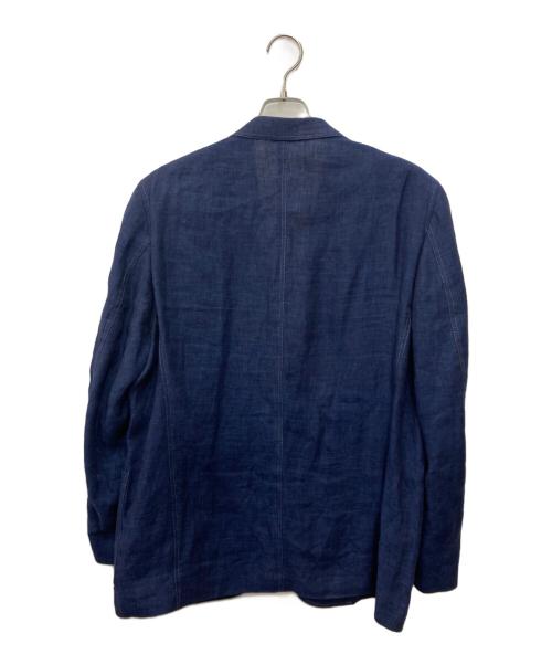 LANVIN COLLECTION（ランバンコレクション）LANVIN COLLECTION (ランバンコレクション) リネン2Bジャケット ネイビー サイズ:SIZE B48の古着・服飾アイテム