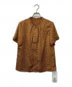 COUP DE CHANCEクードシャンス）の古着「総柄ブラウス」｜ブラウン