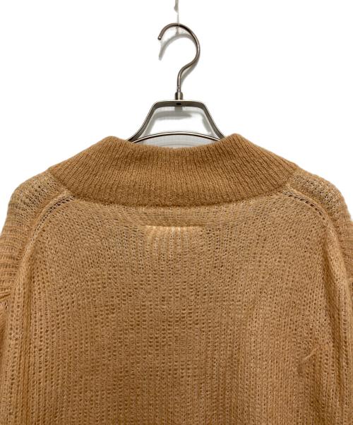MM6 Maison Margiela（エムエムシックスメゾンマルジェラ）MM6 Maison Margiela (エムエムシックスメゾンマルジェラ) モヘア混ニット ベージュ サイズ:Sの古着・服飾アイテム