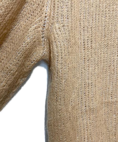 MM6 Maison Margiela（エムエムシックスメゾンマルジェラ）MM6 Maison Margiela (エムエムシックスメゾンマルジェラ) モヘア混ニット ベージュ サイズ:Sの古着・服飾アイテム
