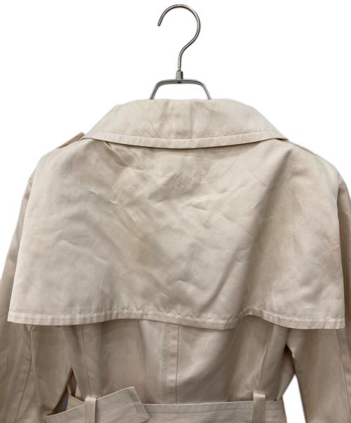 CELINE（セリーヌ）CELINE (セリーヌ) シルク混ミドル丈トレンチコート ベージュ サイズ:SIZE 40の古着・服飾アイテム