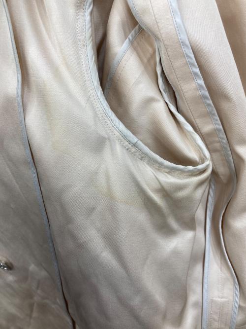 CELINE（セリーヌ）CELINE (セリーヌ) シルク混ミドル丈トレンチコート ベージュ サイズ:SIZE 40の古着・服飾アイテム