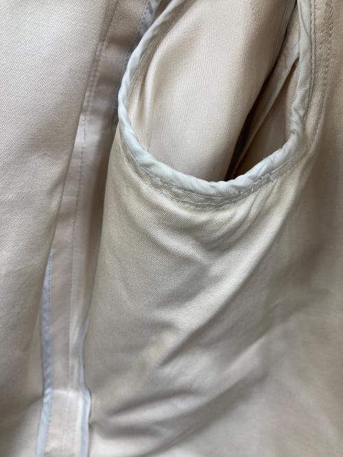 CELINE（セリーヌ）CELINE (セリーヌ) シルク混ミドル丈トレンチコート ベージュ サイズ:SIZE 40の古着・服飾アイテム