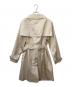 CELINE (セリーヌ) シルク混ミドル丈トレンチコート ベージュ サイズ:SIZE 40：13000円