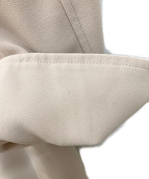 CELFORD（セルフォード）CELFORD (セルフォード) ボウタイプリーツワンピース ベージュ サイズ:SIZE 36の古着・服飾アイテム