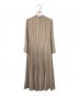 CELFORD (セルフォード) ボウタイプリーツワンピース ベージュ サイズ:SIZE 36：5000円