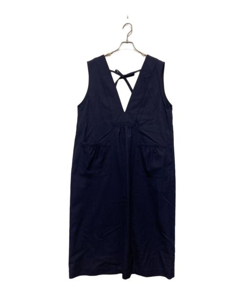 H&by pool（ハンドバイプール）H&by pool (ハンドバイプール) ウールワンピース ネイビー サイズ:不明の古着・服飾アイテム