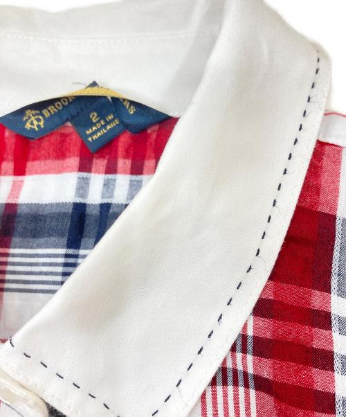 BROOKS BROTHERS（ブルックスブラザーズ）BROOKS BROTHERS (ブルックスブラザーズ) ワンピース レッド サイズ:SIZE 2の古着・服飾アイテム