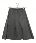 BROOKS BROTHERSブルックスブラザーズ）の古着「プリーツスカート」｜グレー