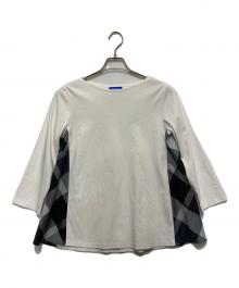 BLUE LABEL CRESTBRIDGE（ブルーレーベルクレストブリッジ）の古着「7分袖カットソー」｜ホワイト