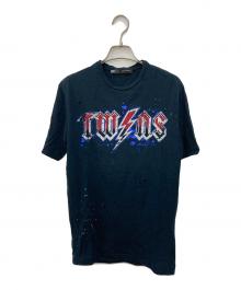 DSQUARED2（ディースクエアード）の古着「ダメージTシャツ」｜ブラック