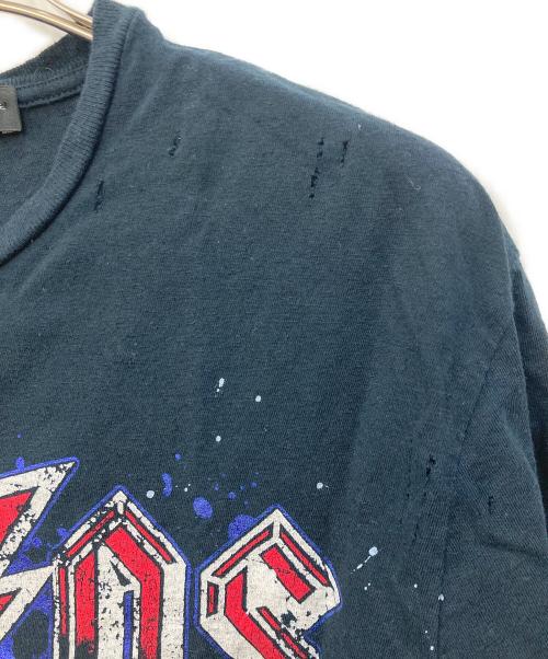 DSQUARED2（ディースクエアード）DSQUARED2 (ディースクエアード) ダメージTシャツ ブラック サイズ:XSの古着・服飾アイテム