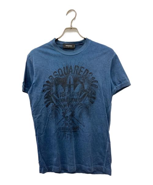 DSQUARED2（ディースクエアード）DSQUARED2 (ディースクエアード) Tシャツ ネイビー サイズ:Sの古着・服飾アイテム
