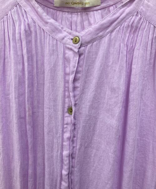 ne quittez pas（ヌキテパ）ne quittez pas (ヌキテパ) Cotton Voile Tiered Maxi Dressティアード マキシワンピース ピンク サイズ:なしの古着・服飾アイテム