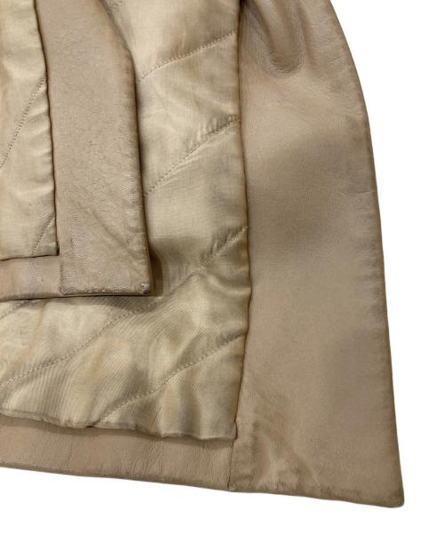 LOEWE（ロエベ）LOEWE (ロエベ) オールドオリタグカラーラムレザーコート ブラウン サイズ:SIZE 44の古着・服飾アイテム